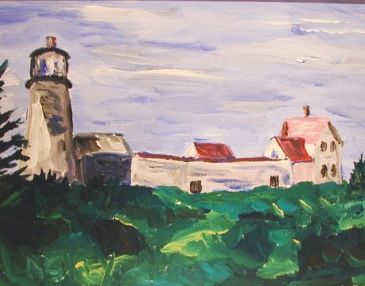 Lighthouse on Monhegan